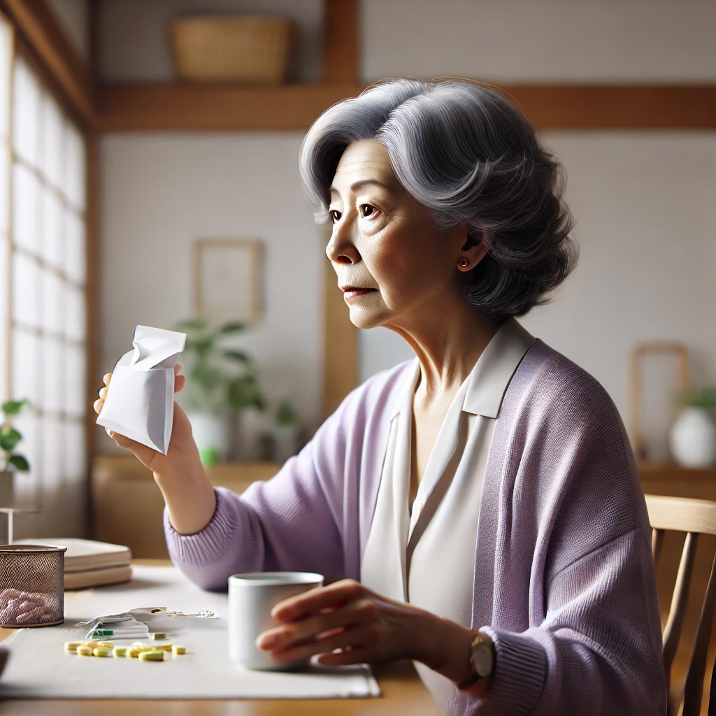 薬の飲み方がわからない高齢者